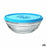 Panier-repas rond avec couvercle Duralex FreshBox Bleu 500 ml (12 Unités)