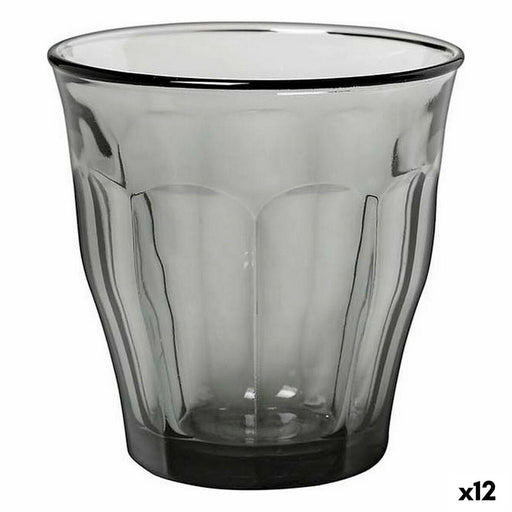 Set de Verres Duralex Picardie Gris 4 Pièces 310 ml (12 Unités)