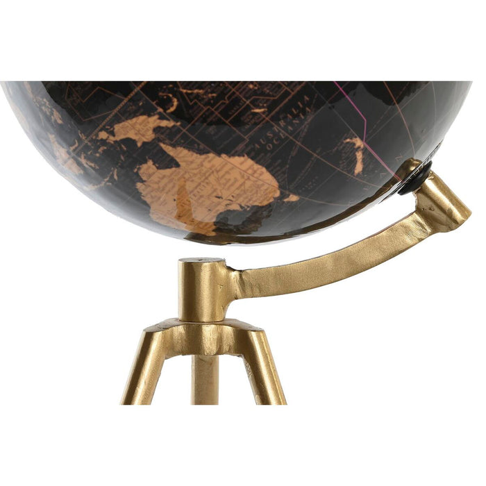 Globe terrestre DKD Home Decor Métal Colonial (20 x 20 x 47 cm)