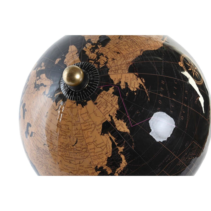 Globe terrestre DKD Home Decor Métal Colonial (20 x 20 x 47 cm)