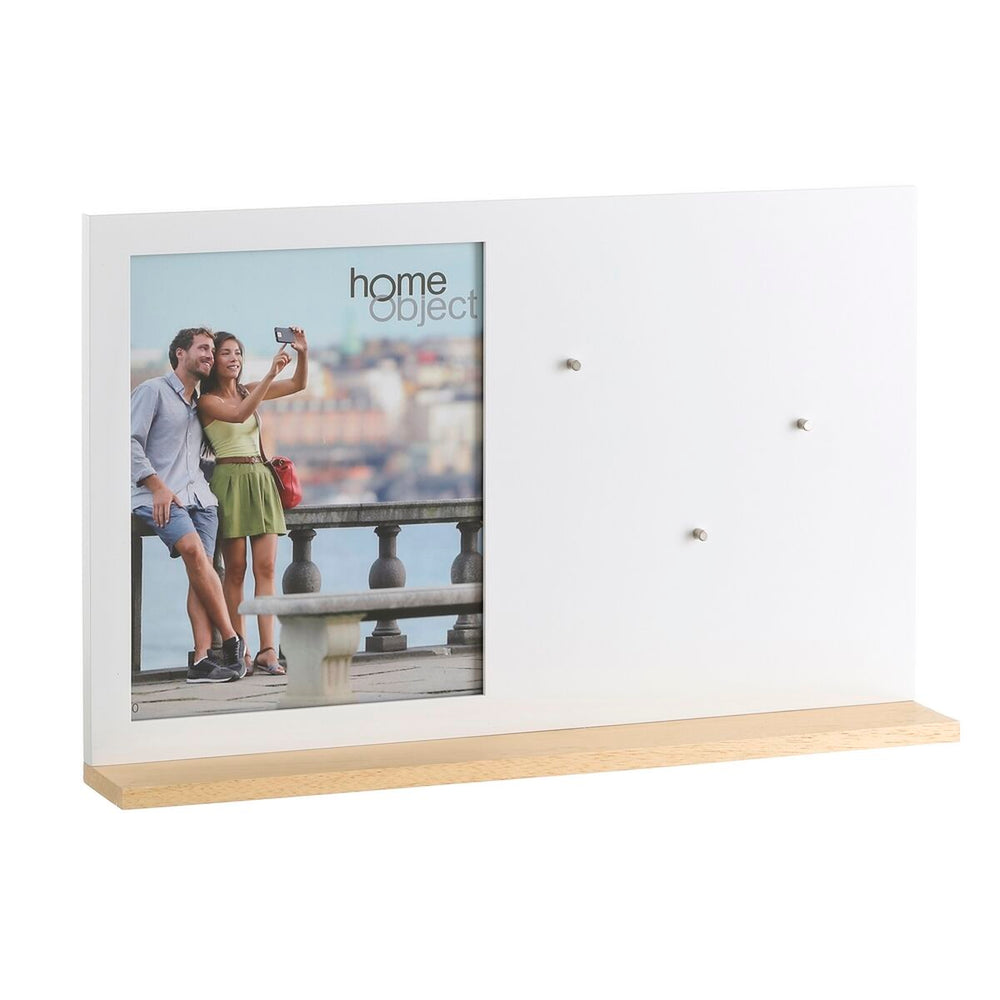 Cadre photo 46,5 x 7 x 29,5 cm Bois Blanc