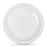 Lot d'assiettes réutilisables Algon Rond Blanc 25 x 25 x 2,5 cm Plastique 100 Unités