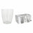 Set de Verres LAV Vega 340 ml Verre (4 uds) (340 cc)