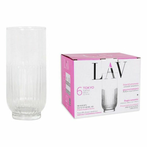 Set de Verres LAV Tokyo (6 uds) (395 ml)