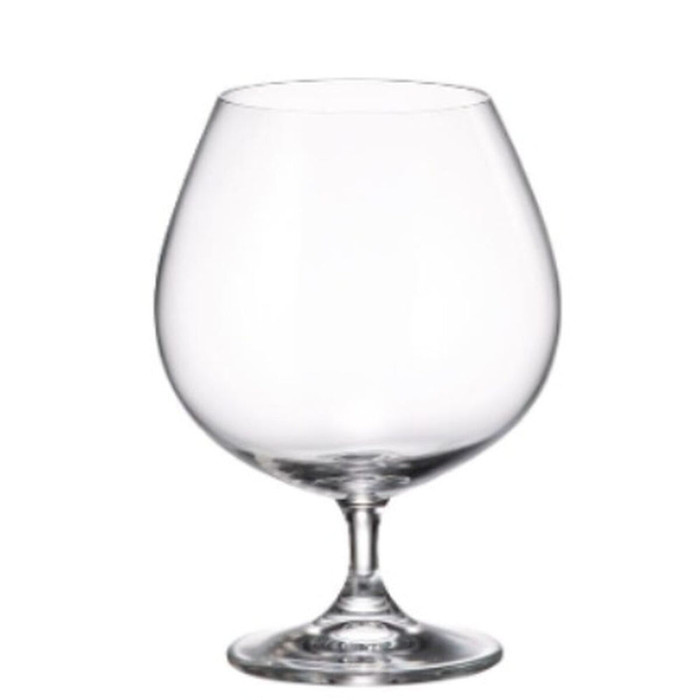 Set de Verres Bohemia Crystal Clara 690 ml Cognac 7,5 x 12 x 16 cm 4 Unités