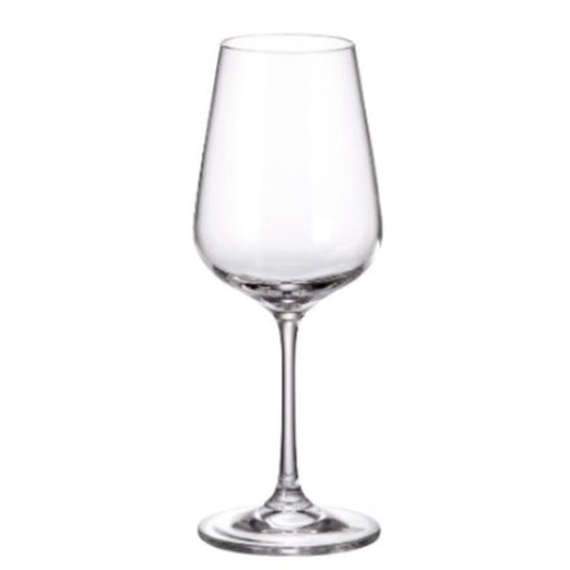 Set de Verres Bohemia Crystal Sira Blanc 360 ml 6 Pièces (6 Unités)