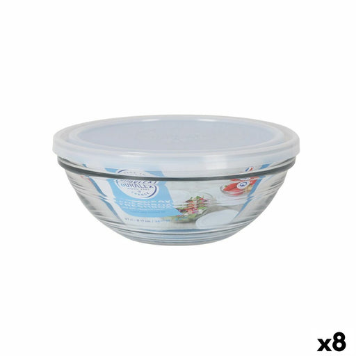 Panier-repas rond avec couvercle Duralex FreshBox 970 ml ø 17 x 7 cm (8 Unités)