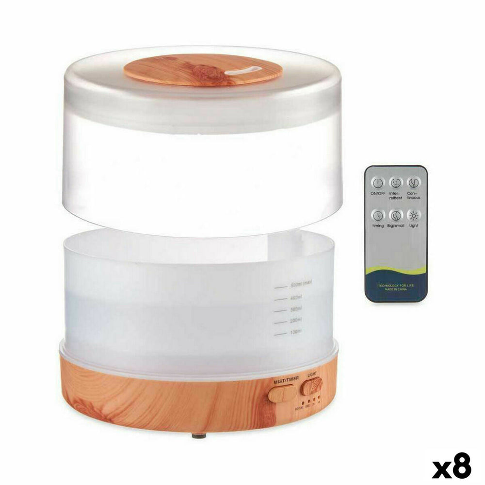 Humidificateur à Diffuseur d'Arômes avec LED Multicolore 12 W