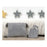 Set 2 Dinosaures Coussin Bouillotte Gris (2 pcs)