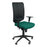 Chaise de Bureau Ossa black P&C BALI426 Vert