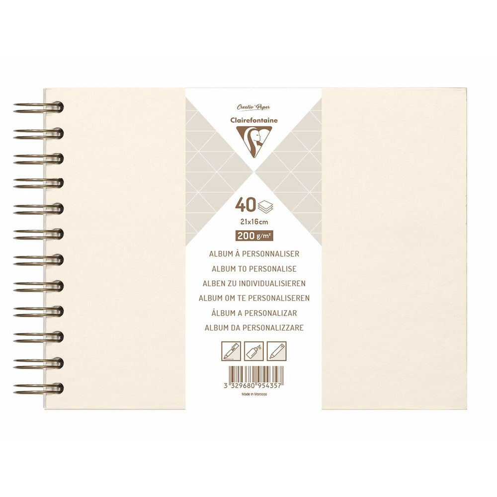 Bloc de Notes Clairefontaine 95435C Blanc (Reconditionné B)